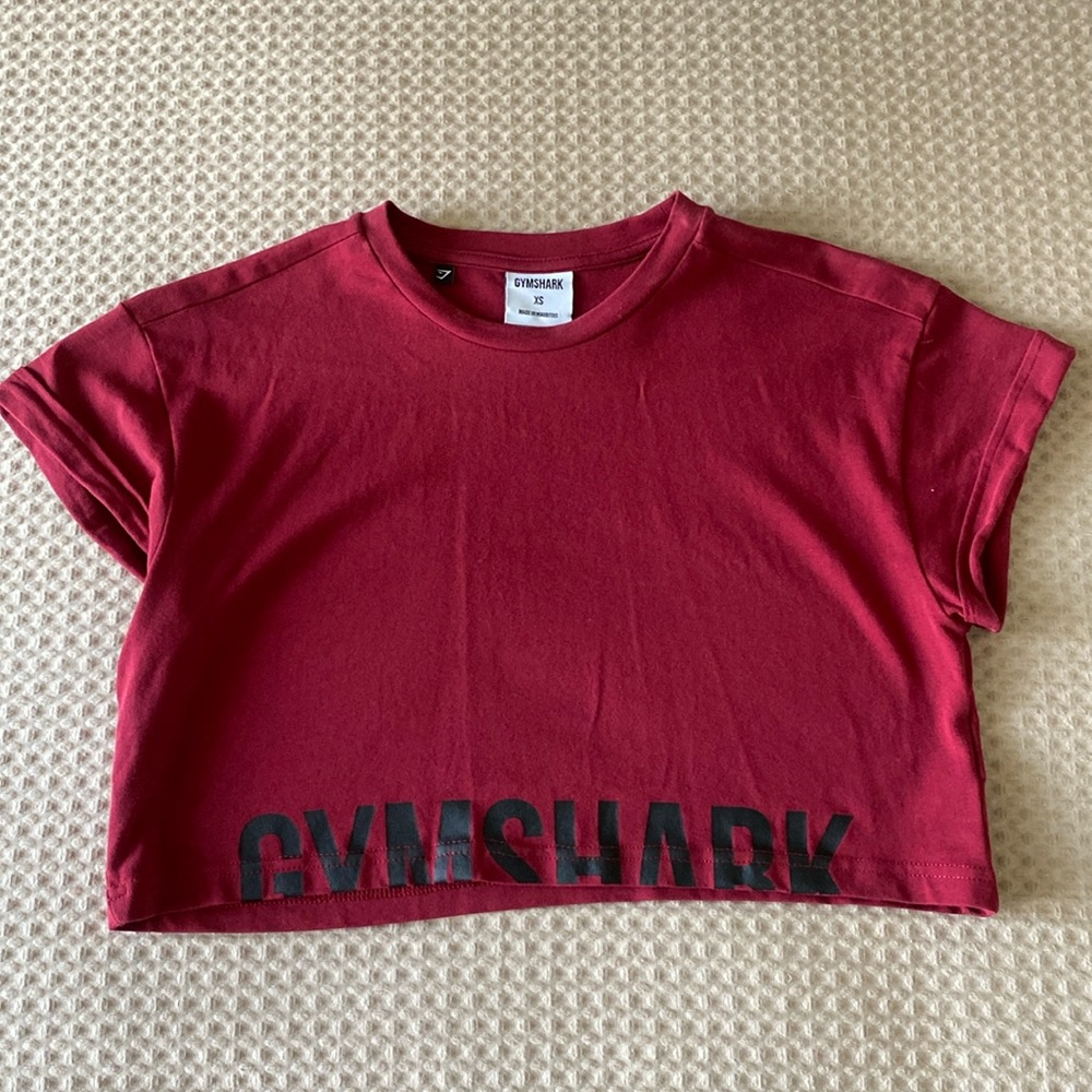 Gymshark Red Crop Top Size XS
